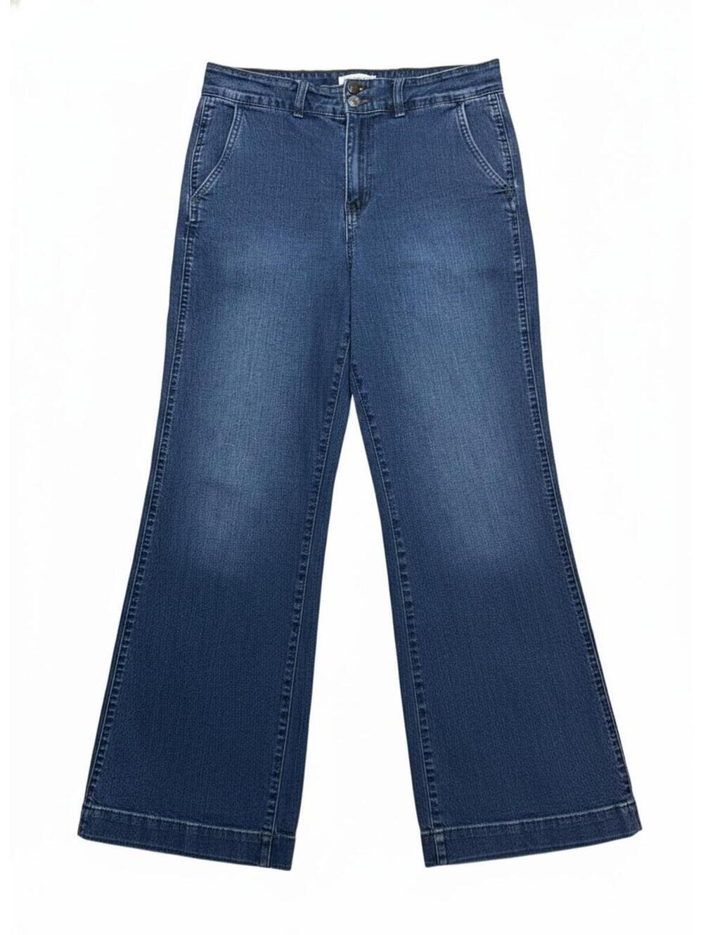 Crown & Ivy Wide Leg High Rise Jeans Size 12